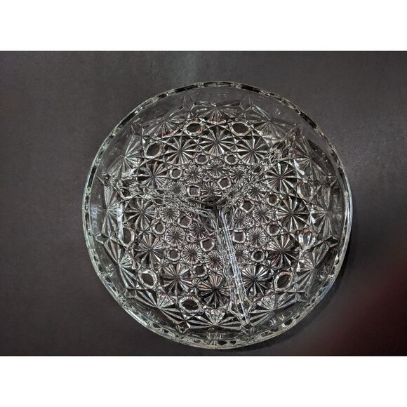 Imperial Galls Daisy and buttons divided relish tray serving dish 7.5 in Holi - Picture 9 of 11